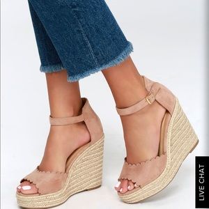 Lulus wedge shoes